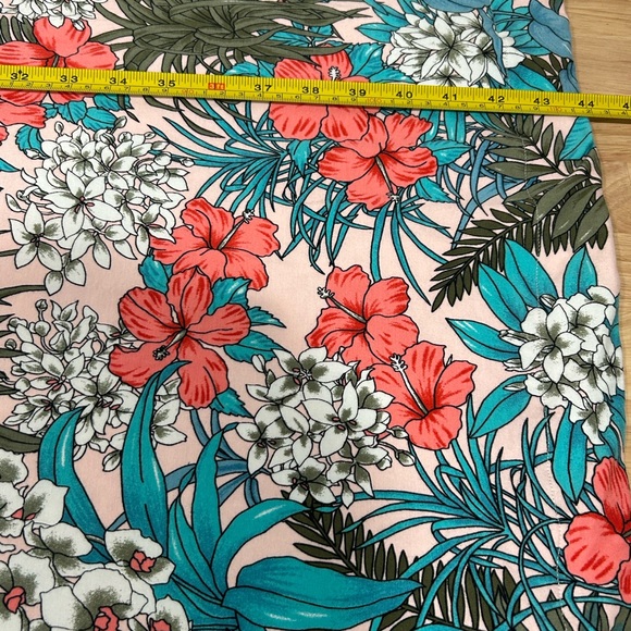 Talbots Sleeveless Floral Knit Maxi Dress SZ Large - Picture 6 of 10